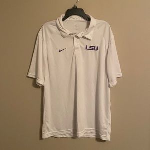 Short sleeve nike LSU polo
